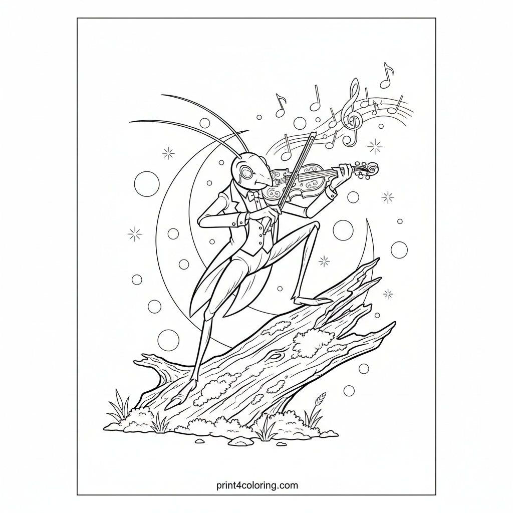 Maestro Cricket's Starry Night Serenade