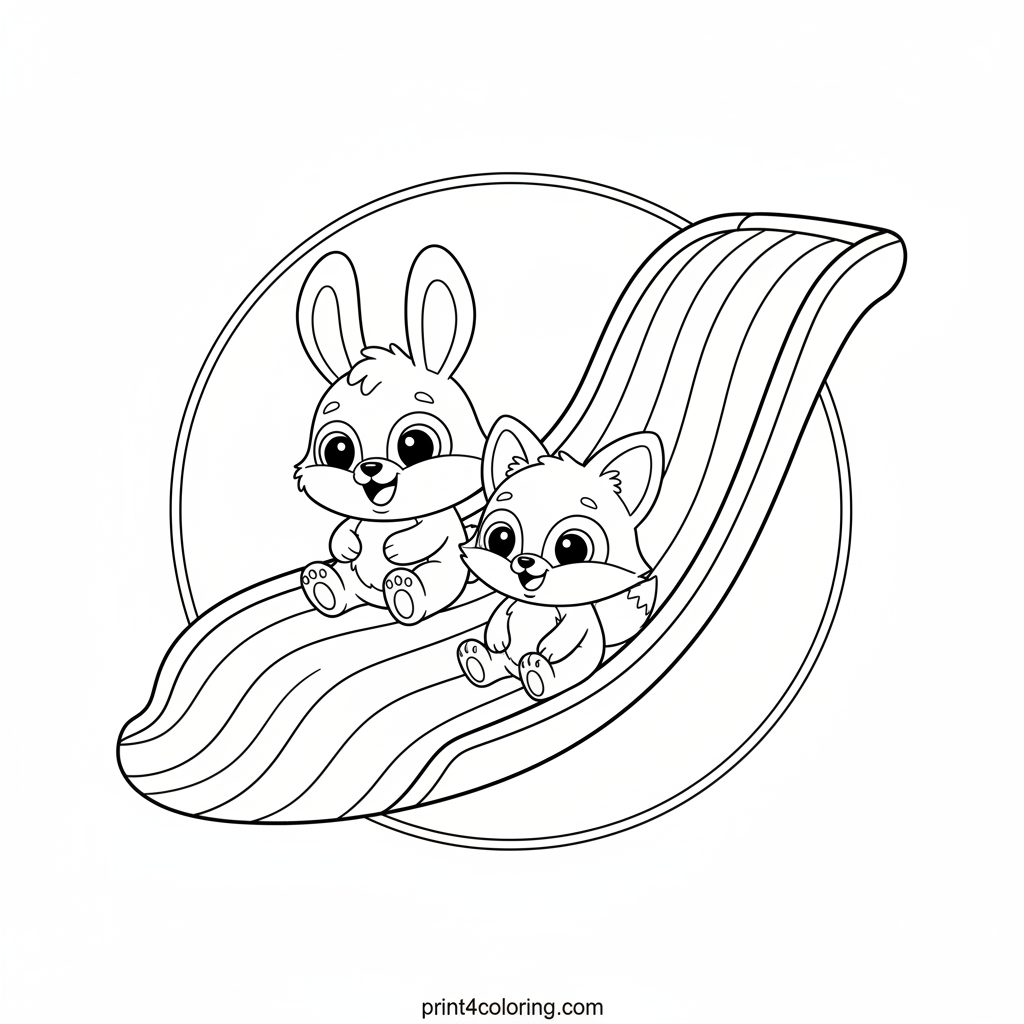 Rainbow Noodle Slide Frolic