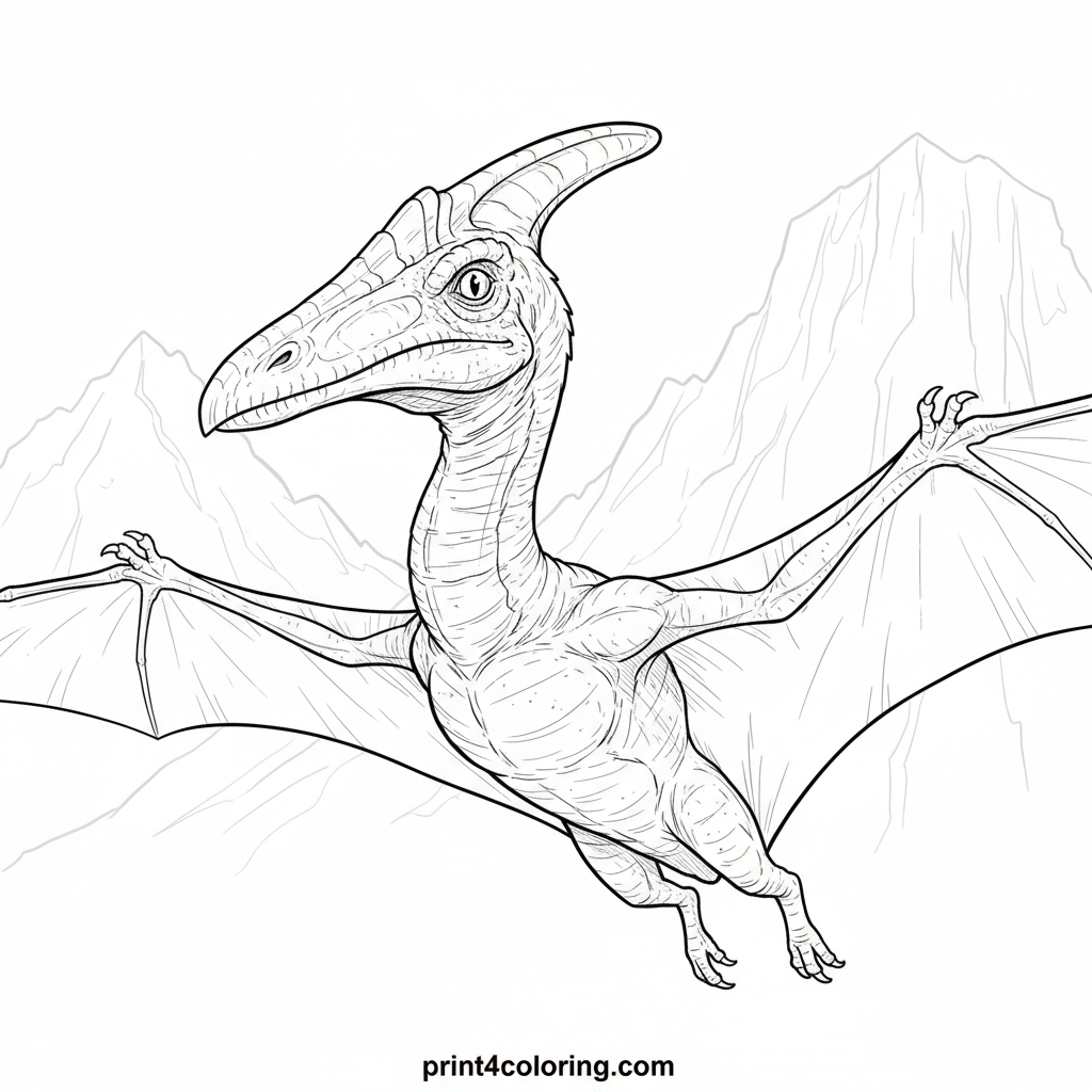 Majestic Pterodactyl's Sky Patrol