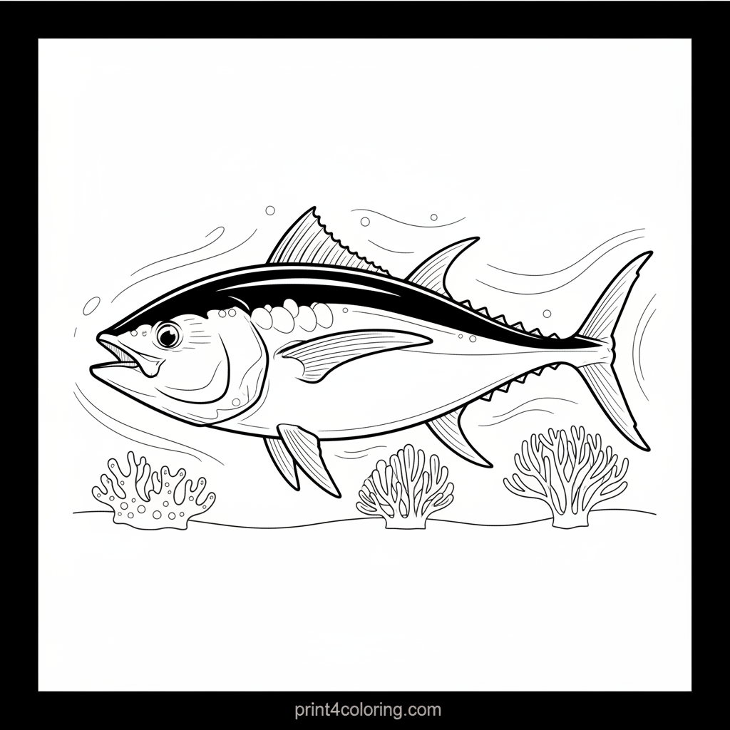 Graceful Giant of the Deep: Majestic Tuna