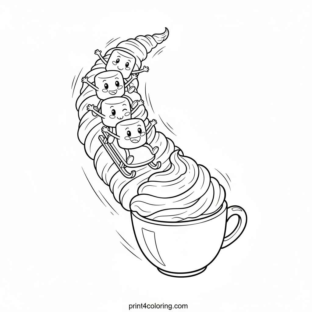 Marshmallow Mountain Sledding Adventure