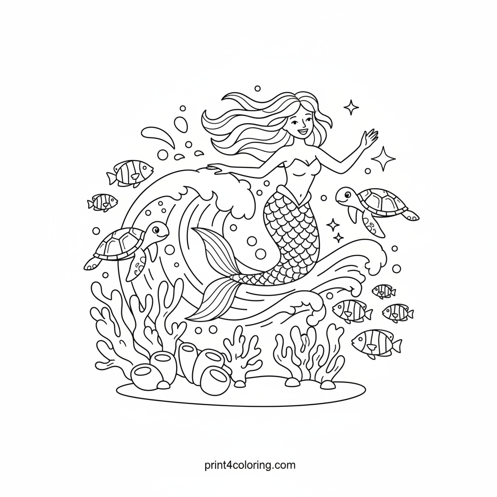 Mermaid's Sparkling Reef Adventure