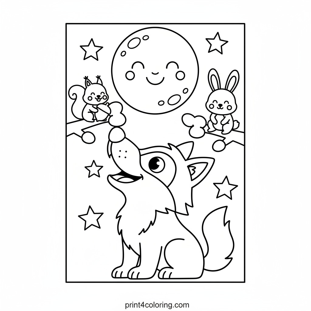 Moonlit Howl-a-Long with Forest Friends