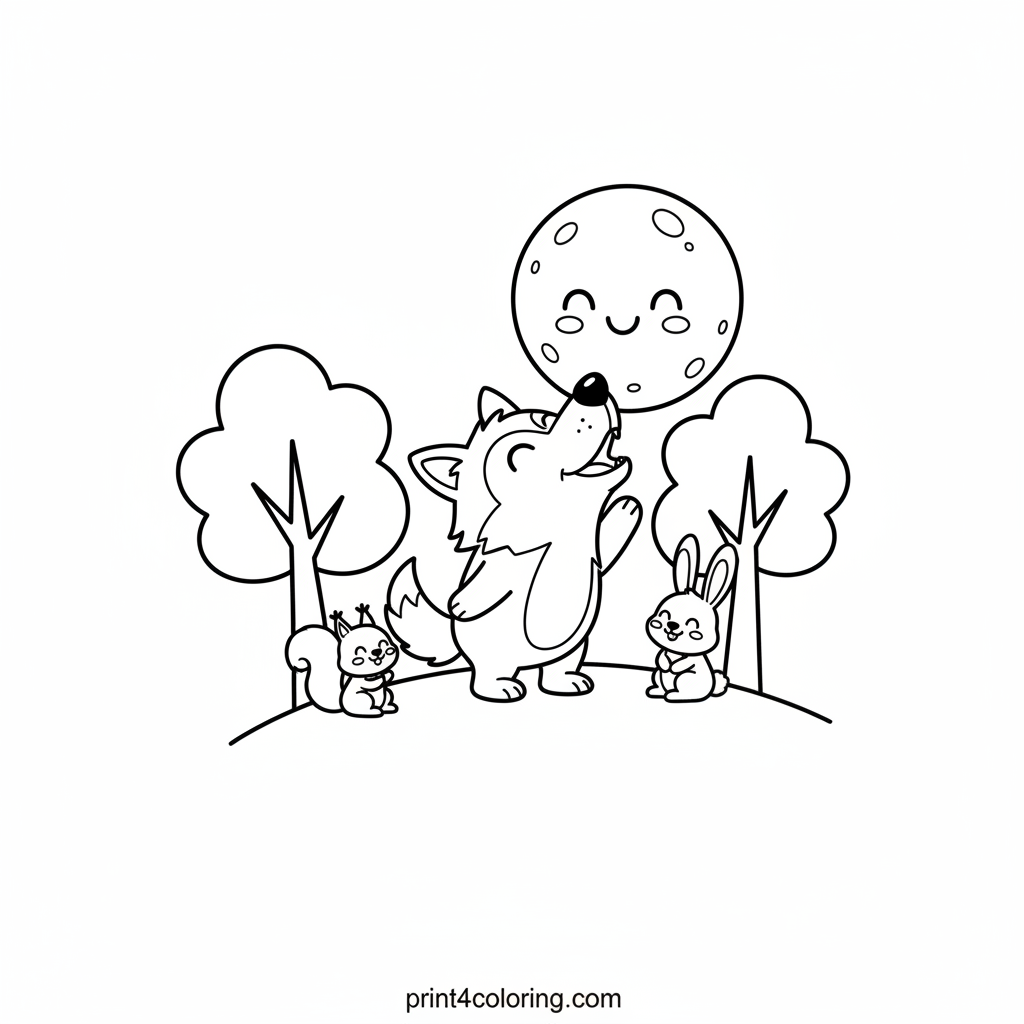 Moonlit Howl-a-Long Party