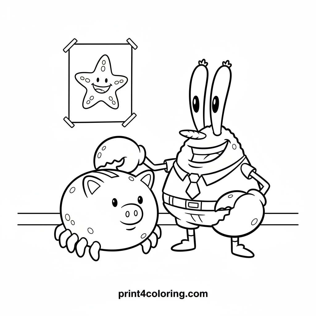 Mr. Krabs' Big Bank Smile!