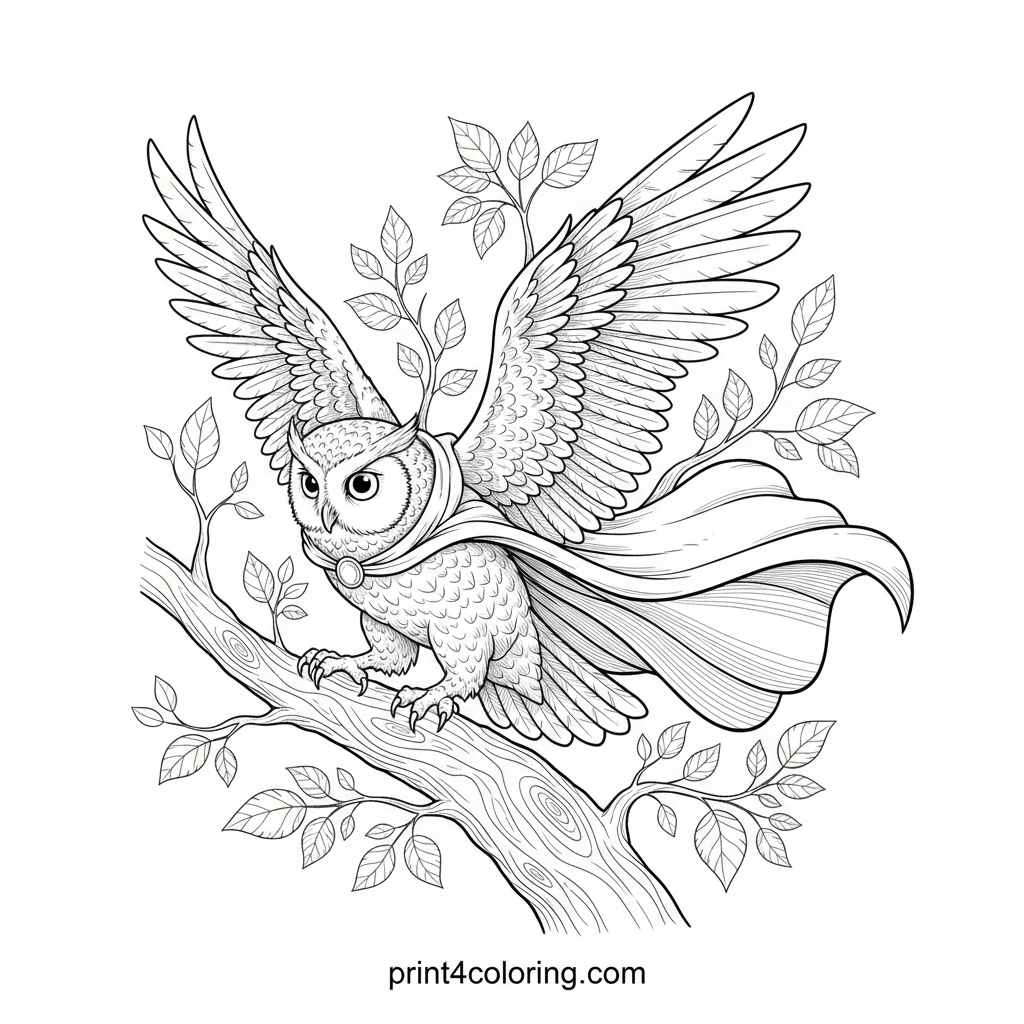 The Noble Night Owl's Velvet Twilight