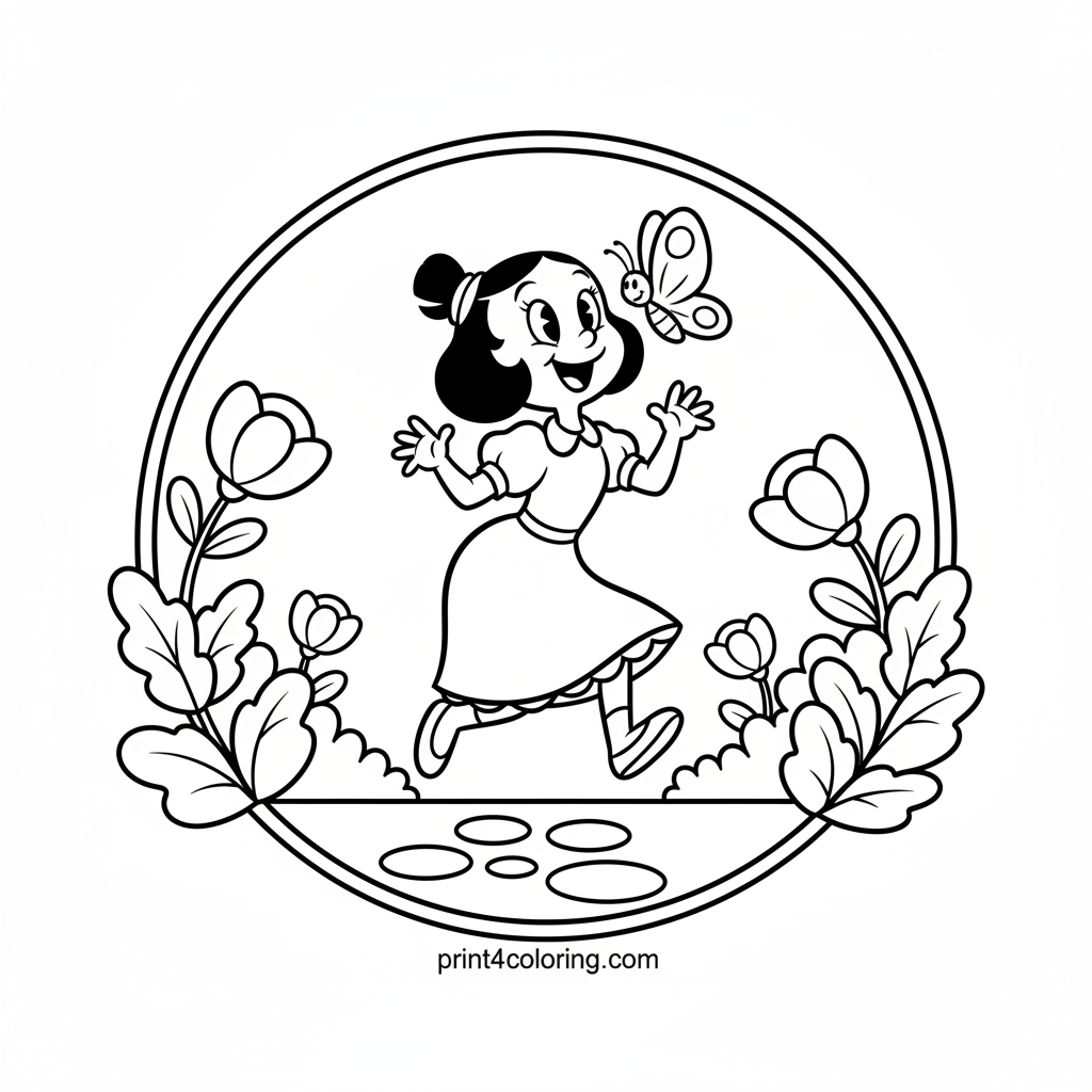 Olive Oyl's Giggling Garden Surprise