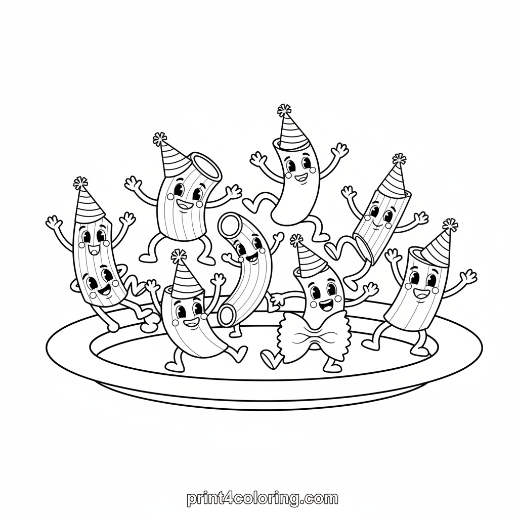 Happy Pasta Dance Party!