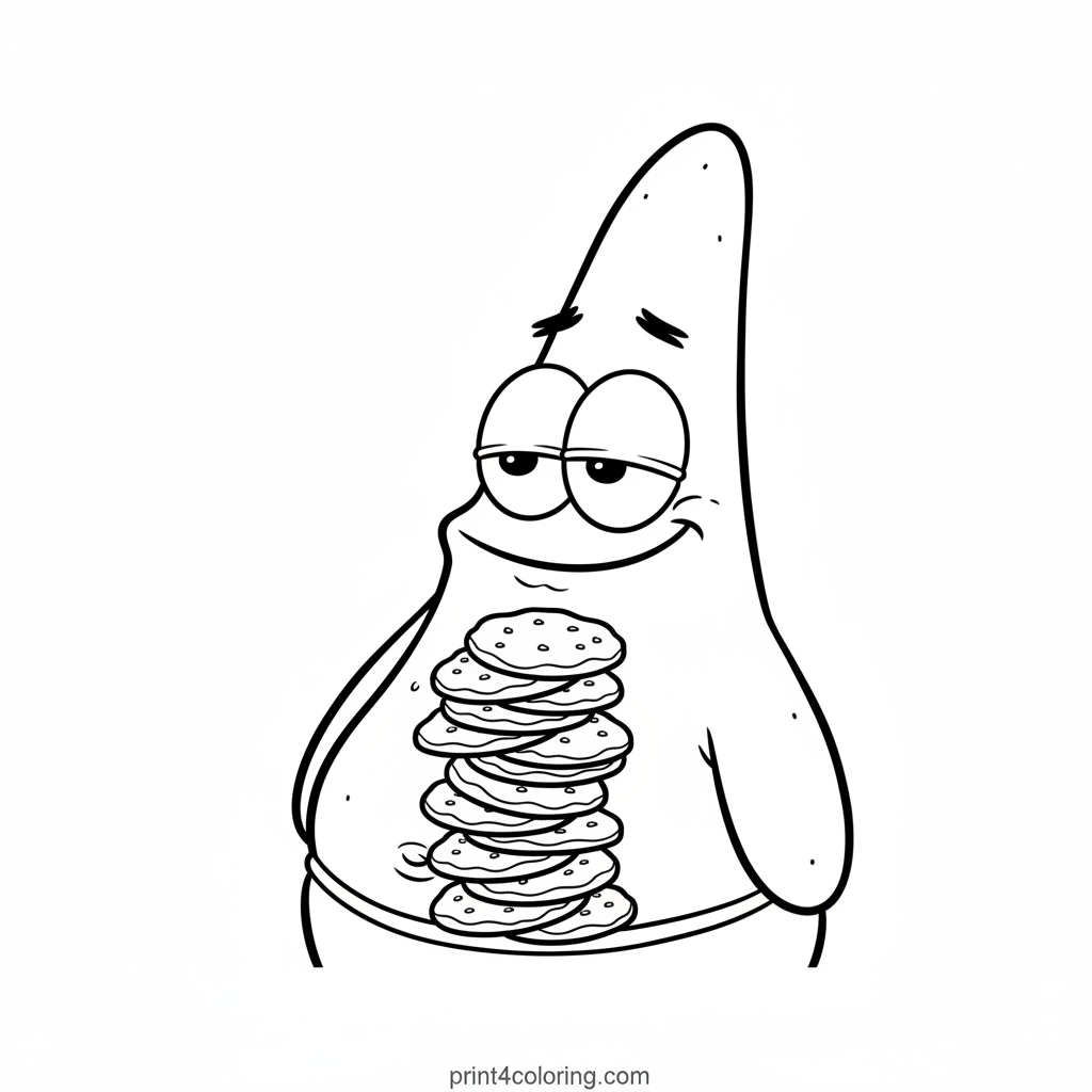 Patrick's Sleepy Cookie Stack