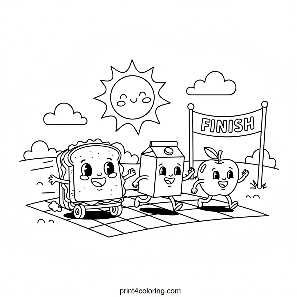 The Great Picnic Basket Sandwich Race!