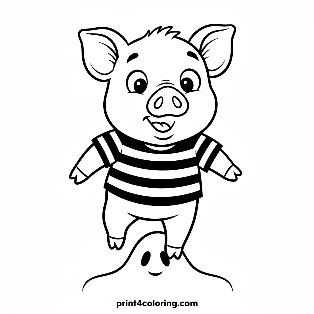 Piglet's Wobbly Shadow Dance