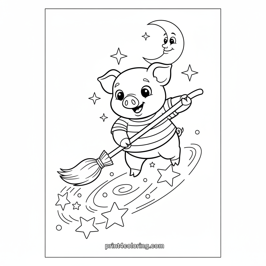Piglet's Starry Path Adventure