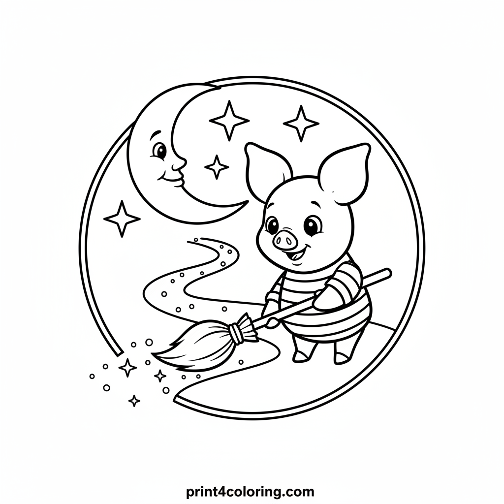 Piglet's Magical Stardust Sweep