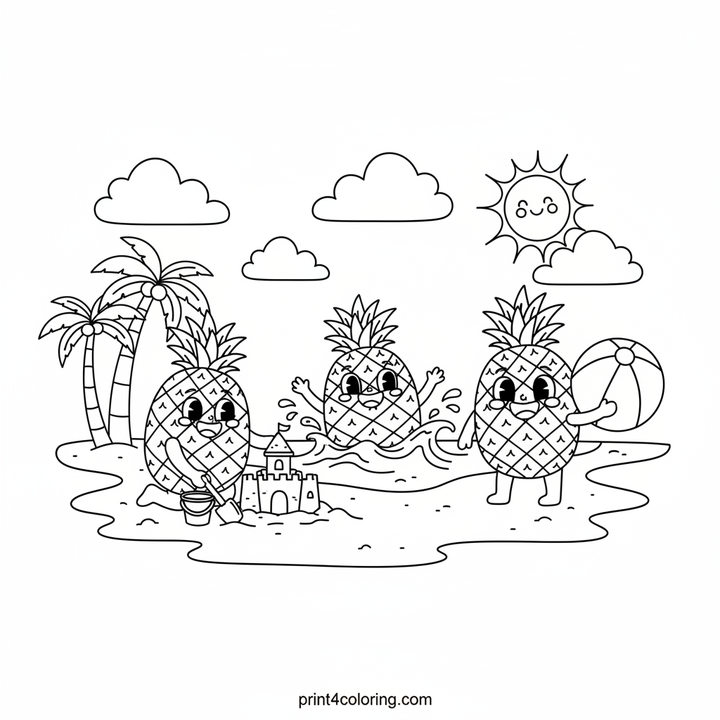 Sunny Pineapple Beach Bash!