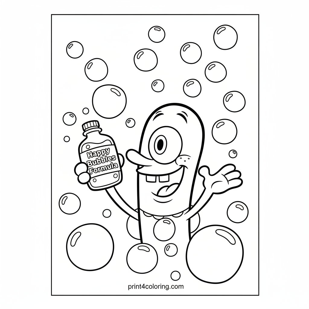 Plankton's Bubbly Bliss Formula