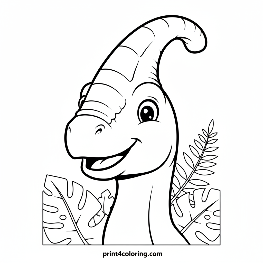Happy Parasaurolophus Jungle Dance