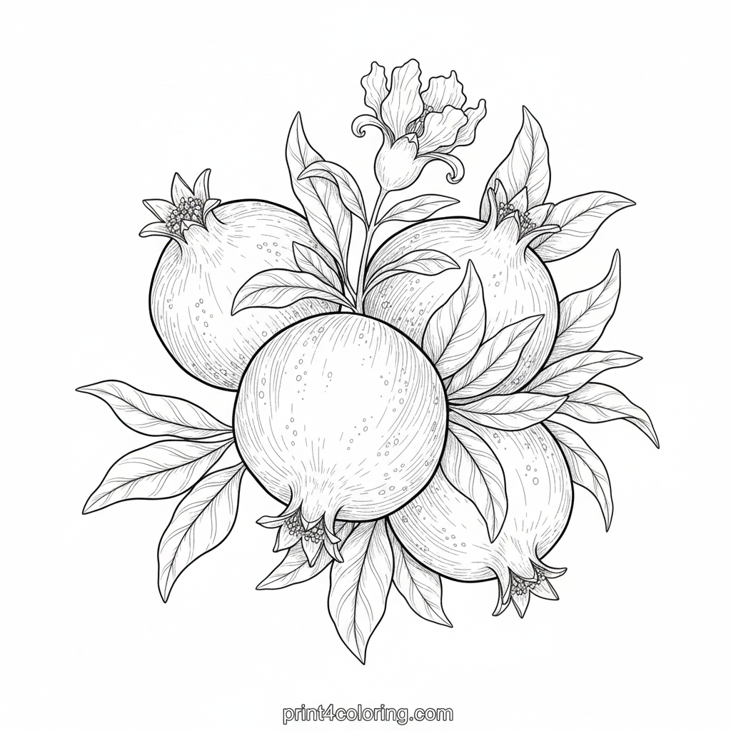 Pomegranate Perfection: A Harvest Close-Up