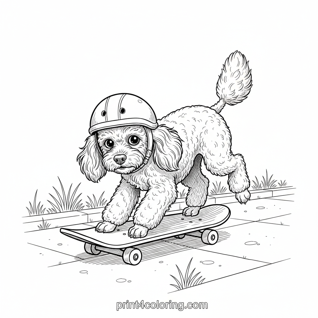 Poodle's Pushboard Adventure