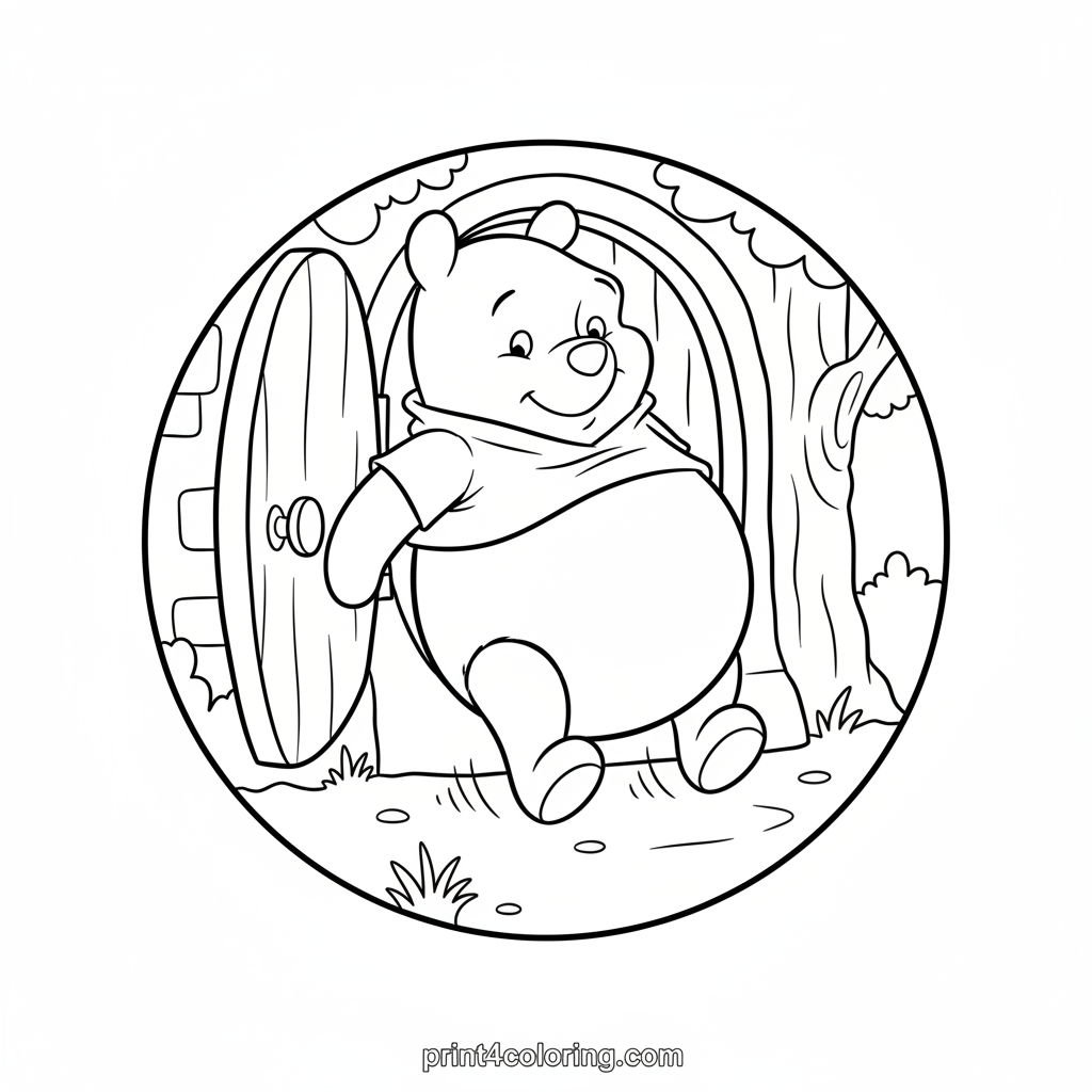 Pooh's Sticky Situation!