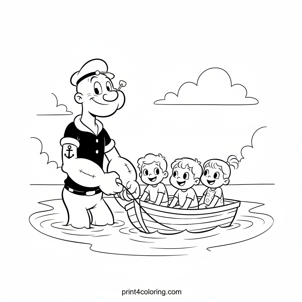 Popeye's Happy Rowboat Adventure
