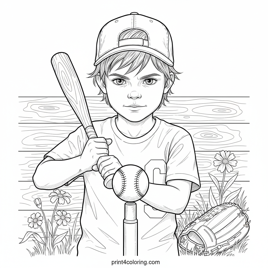 Determined Batter's Perfect Practice