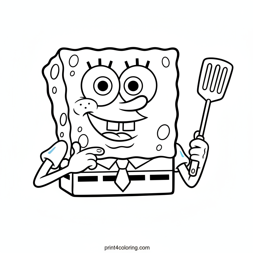SpongeBob's Proud Portrait
