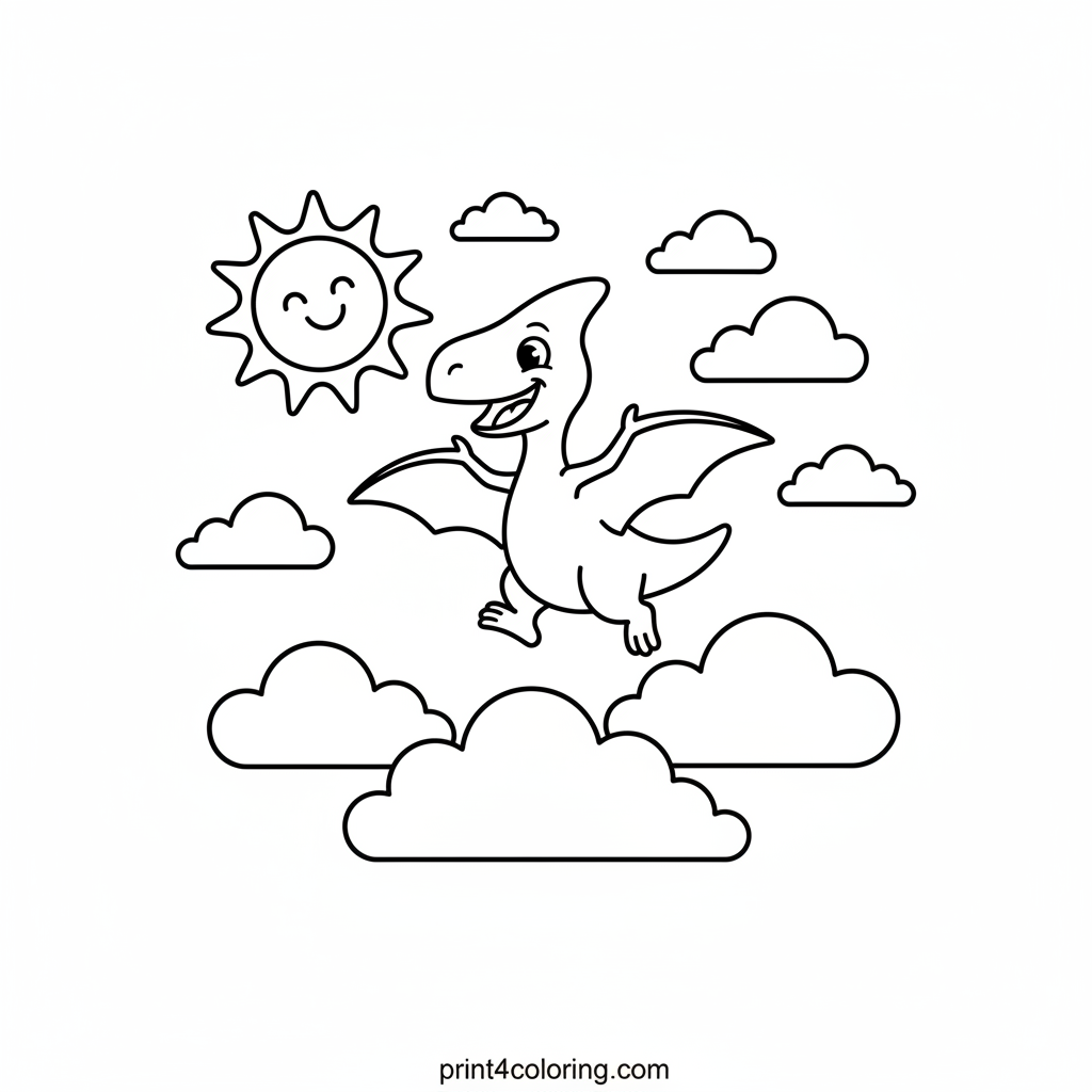 Pterodactyl Cloud Hopping Adventure