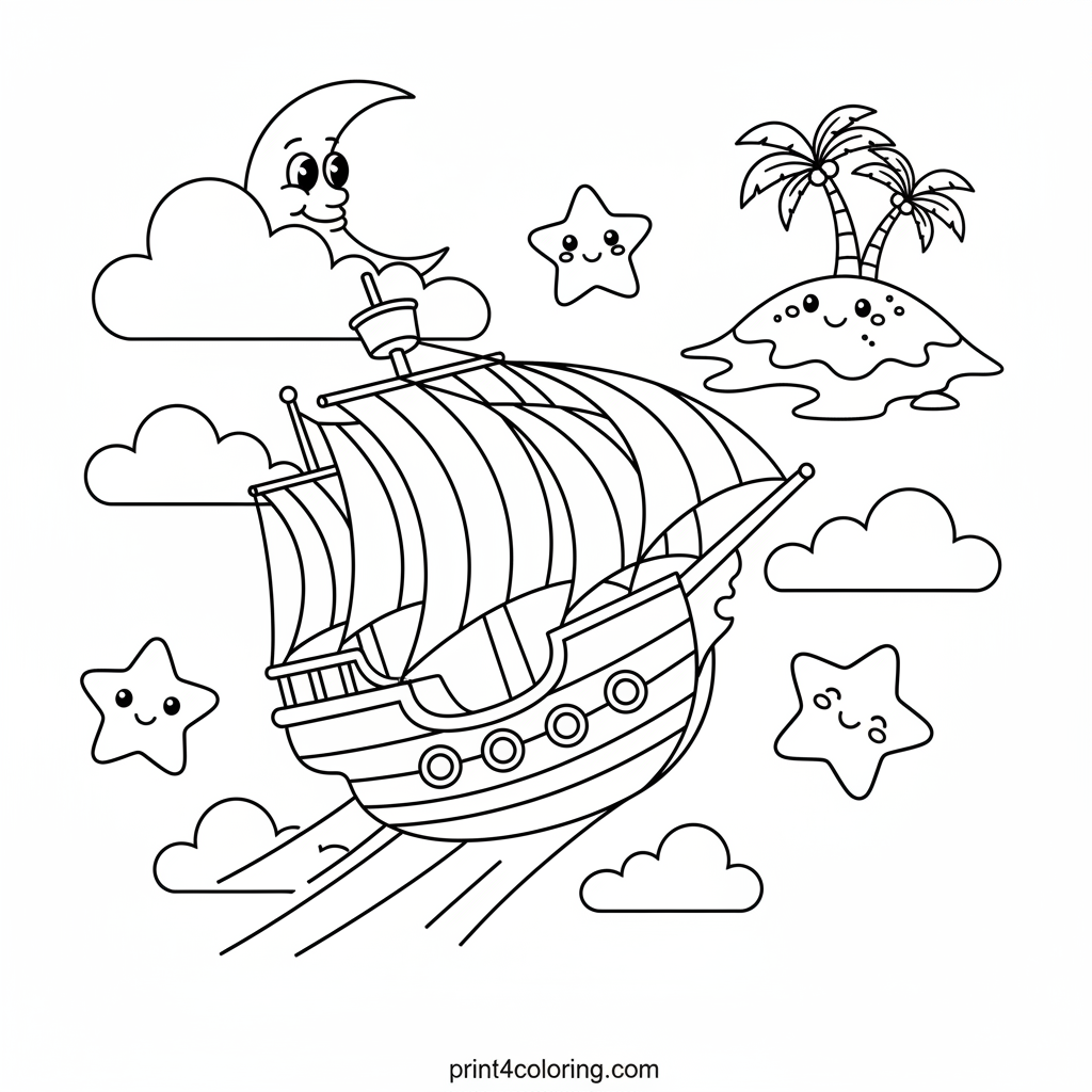 Magical Rainbow Pirate Journey