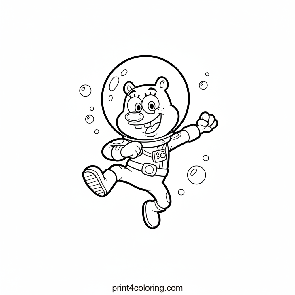 Sandy's High-Flying Karate Adventure!