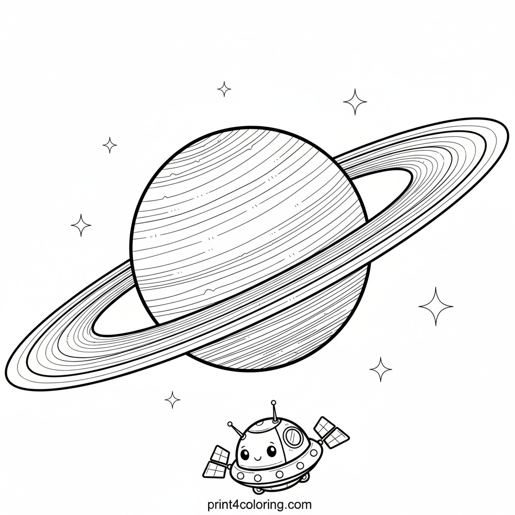 Saturn's Majestic Rings: A Space Explorer's Dream