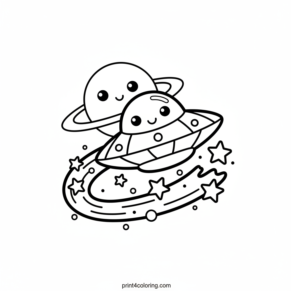 Cosmic Cruiser's Starry Journey