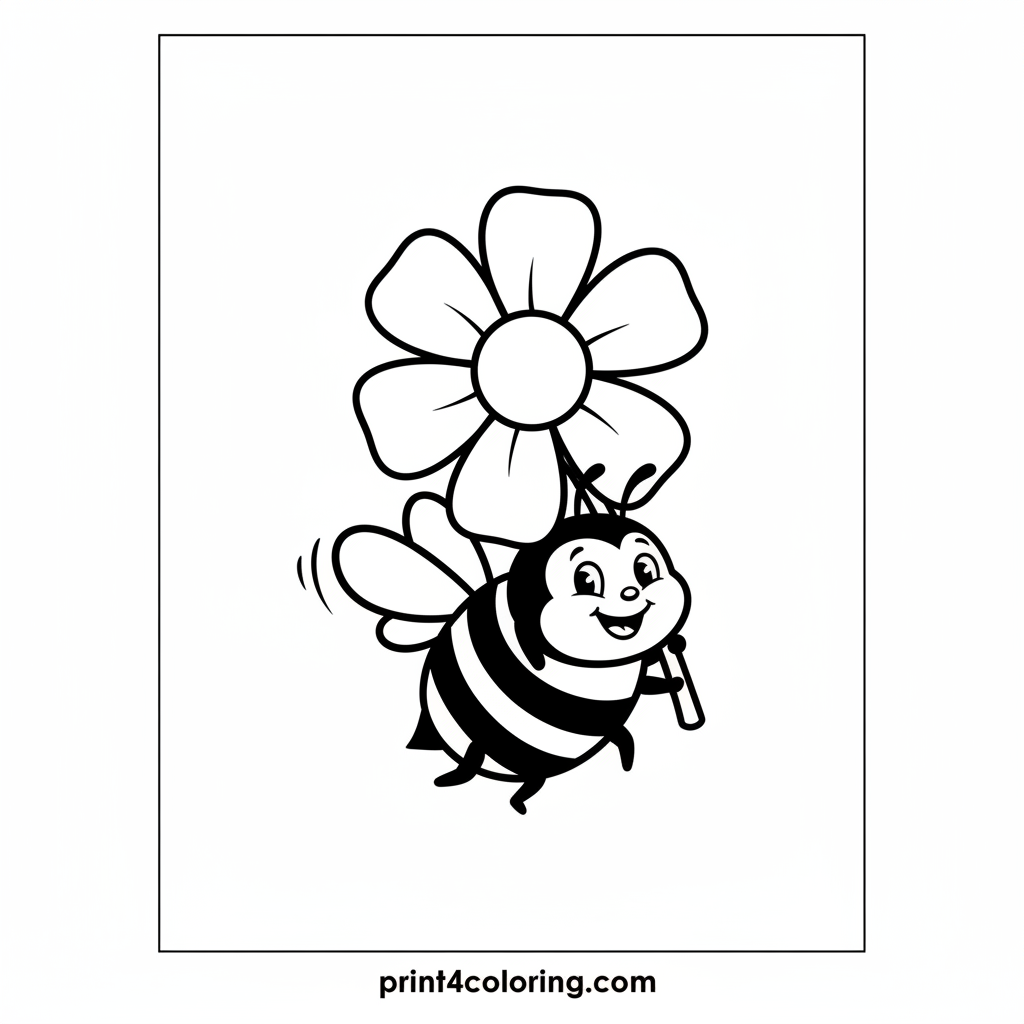 Silly Bee's Giant Flower Adventure