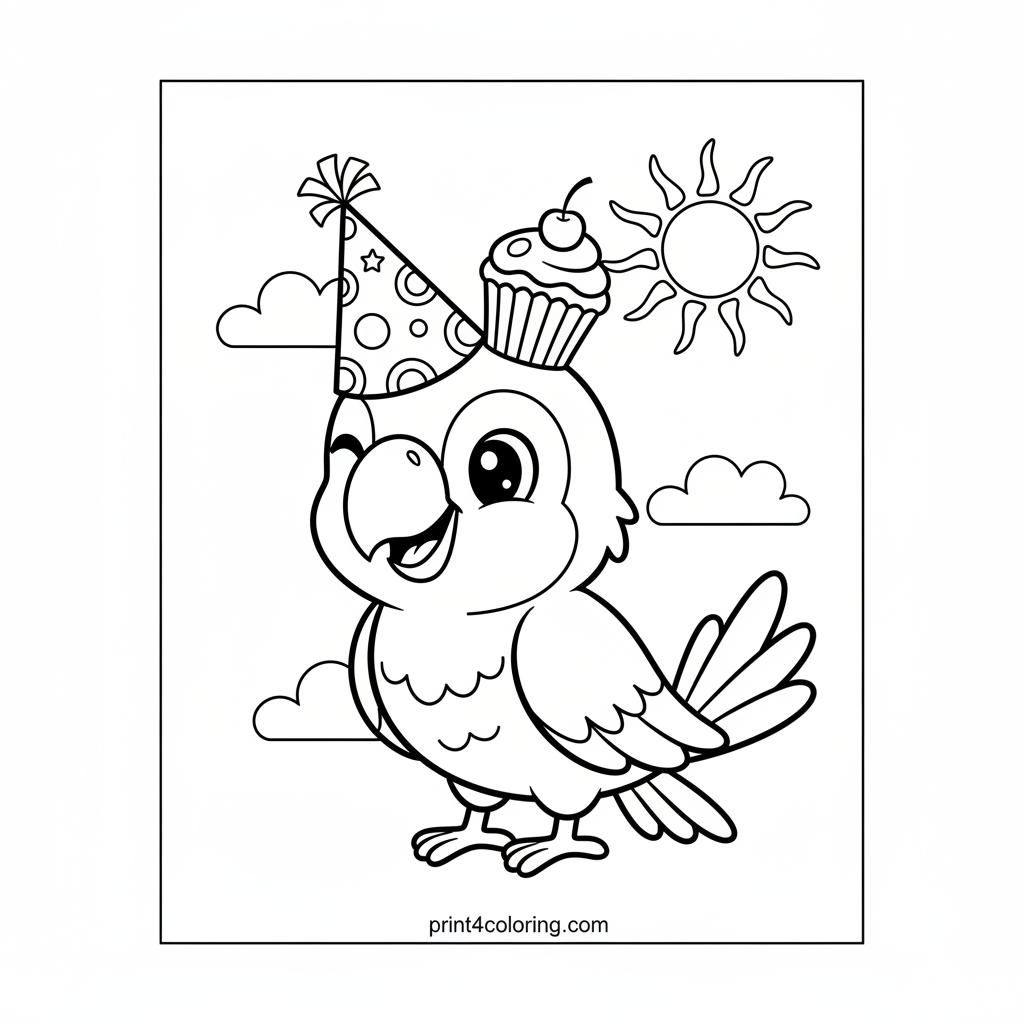 Winking Parrot's Cupcake Party