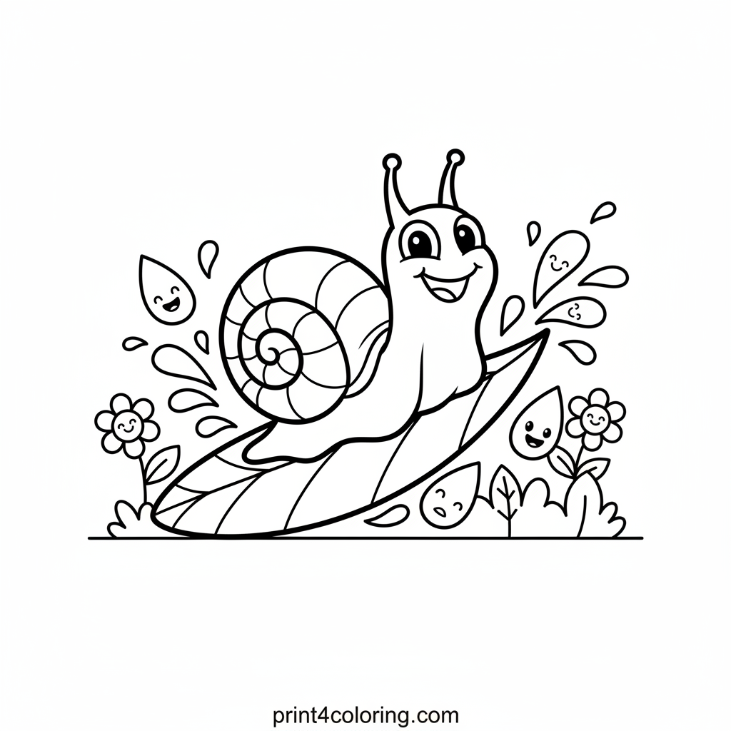 Silly Snail's Leafy Surf