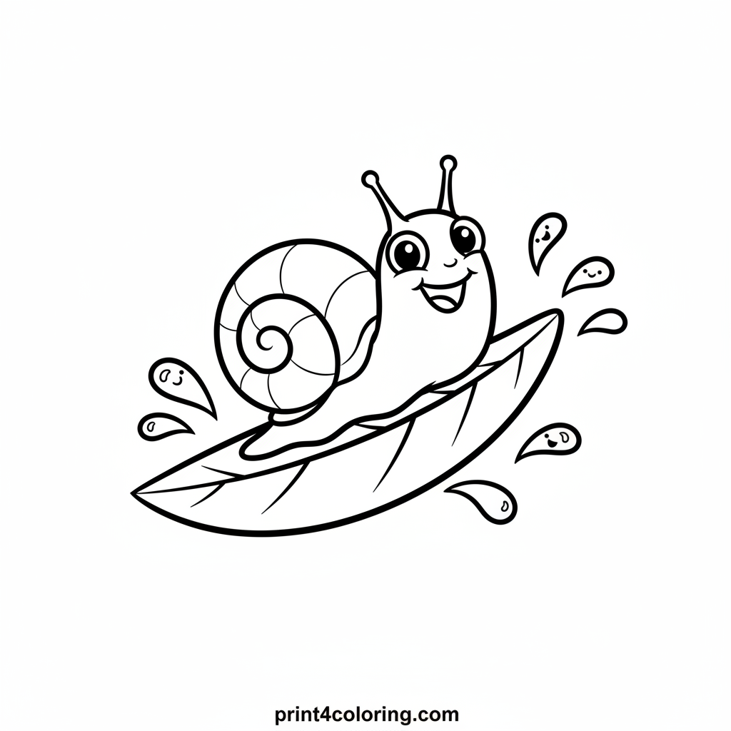 Silly Snail's Leaf Ride