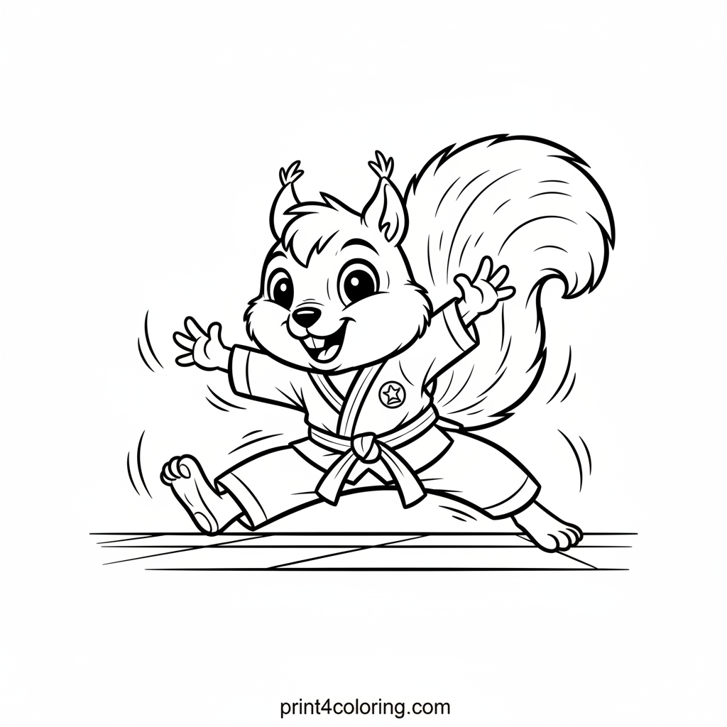 Silly Squirrel's Taekwondo Tangle