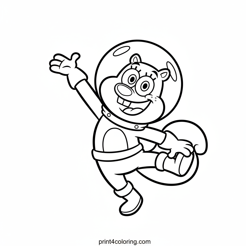 Sandy's Silly Spacesuit Stretch!