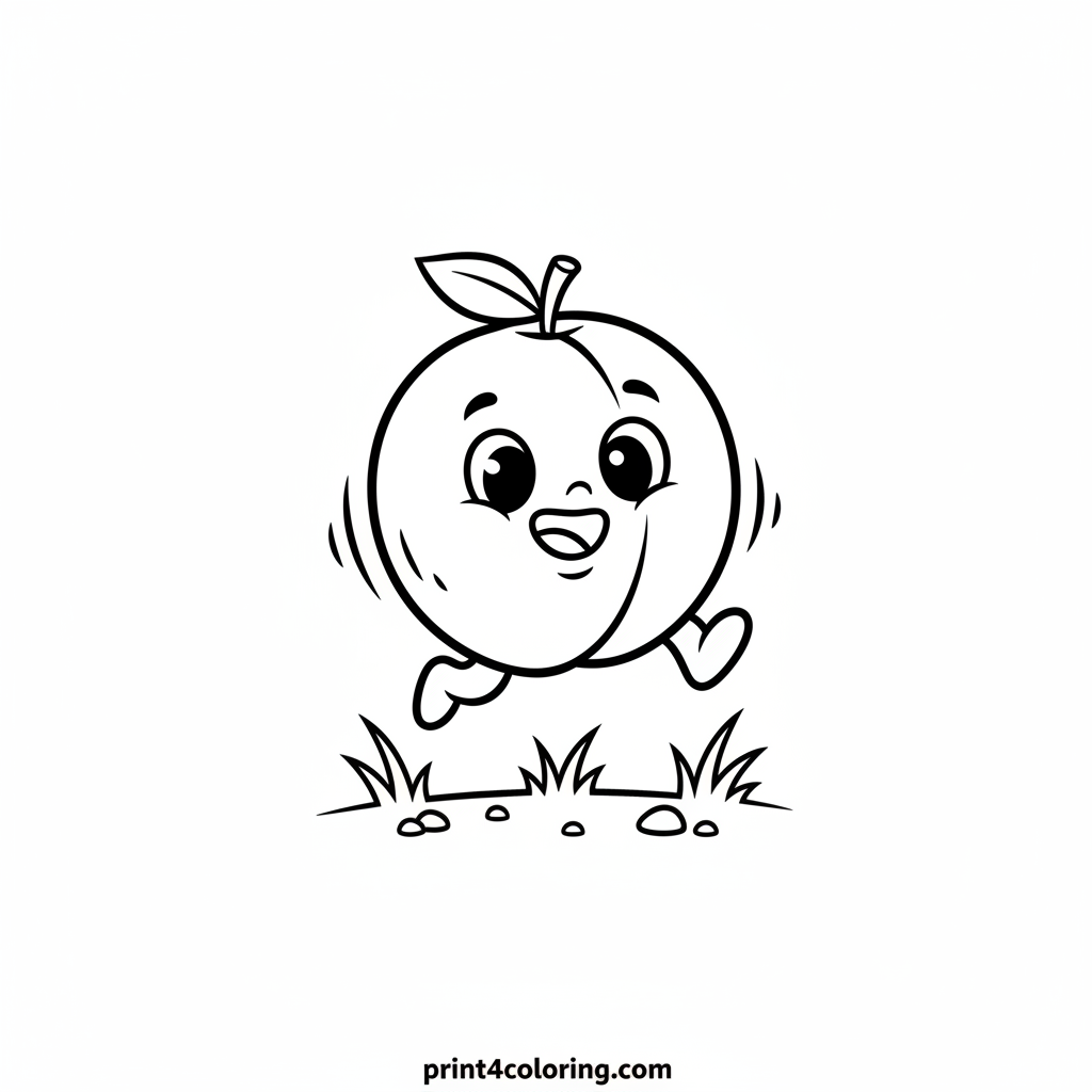 Happy Apricot's Grassy Smile