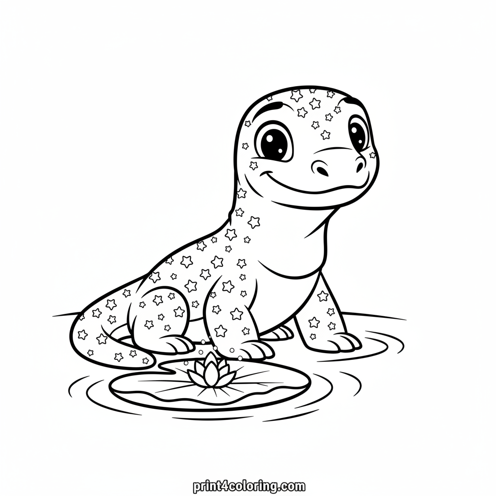 Sparkle Scale Komodo's Magical Pond