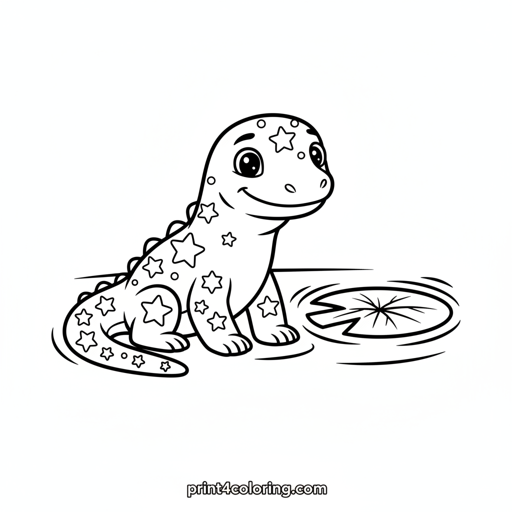 Sparkle Scale Komodo's Magical Pond