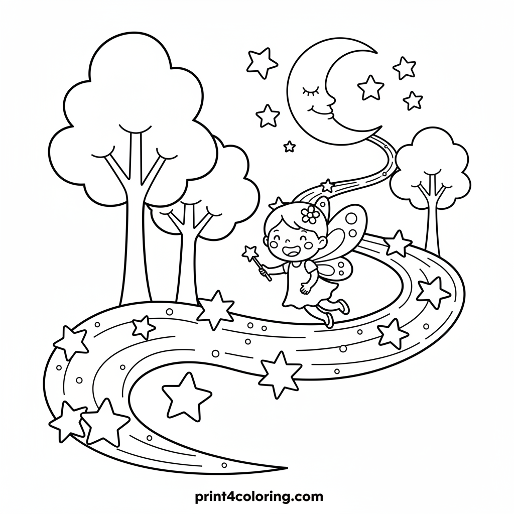 Enchanted Sparkle Swirl Path