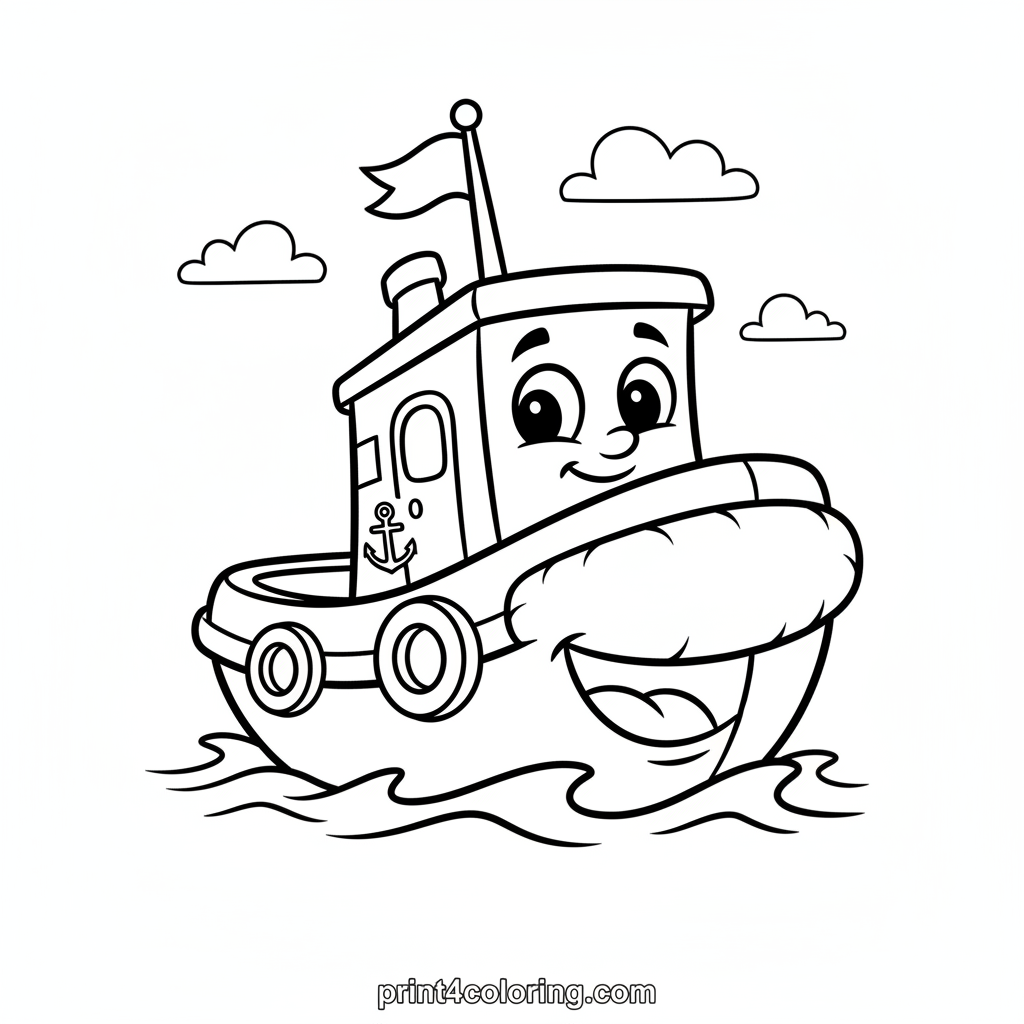 Speedy Tugboat's Ocean Race!