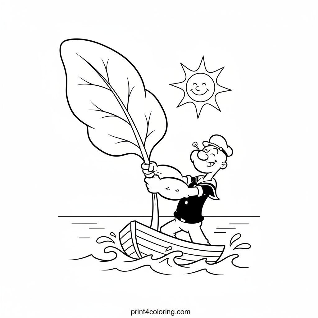 Popeye's Mighty Spinach Sail Adventure