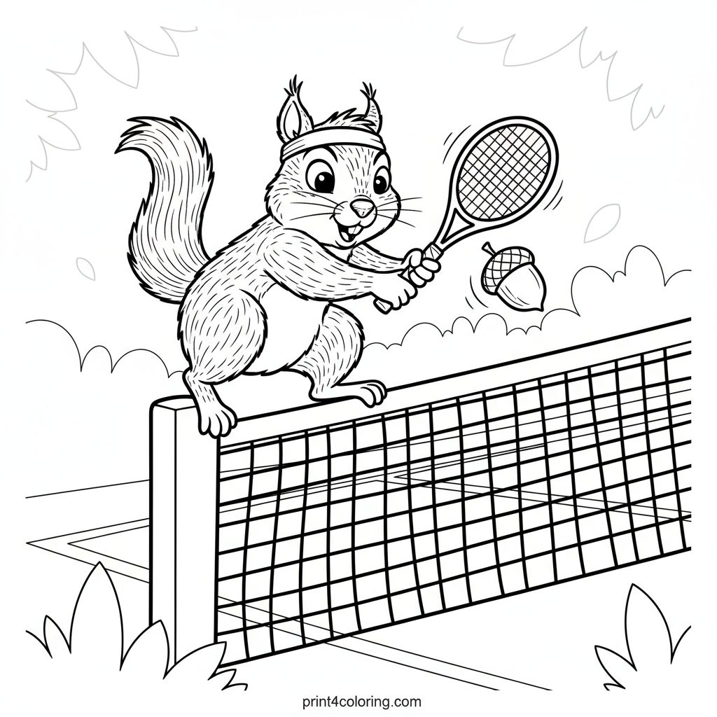 Squirrel's Acorn Ace: A Grand Slam Moment