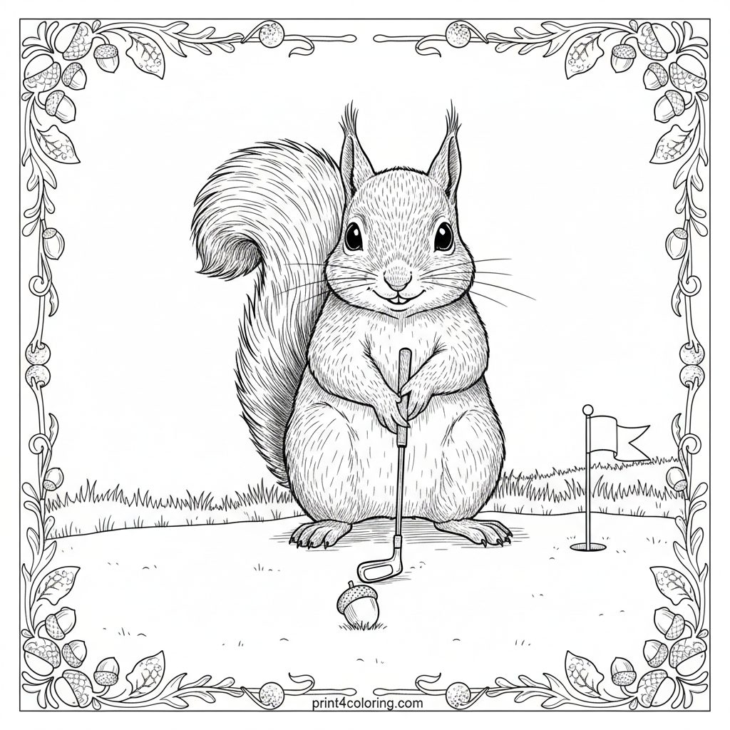 Squirrel's Championship Putt