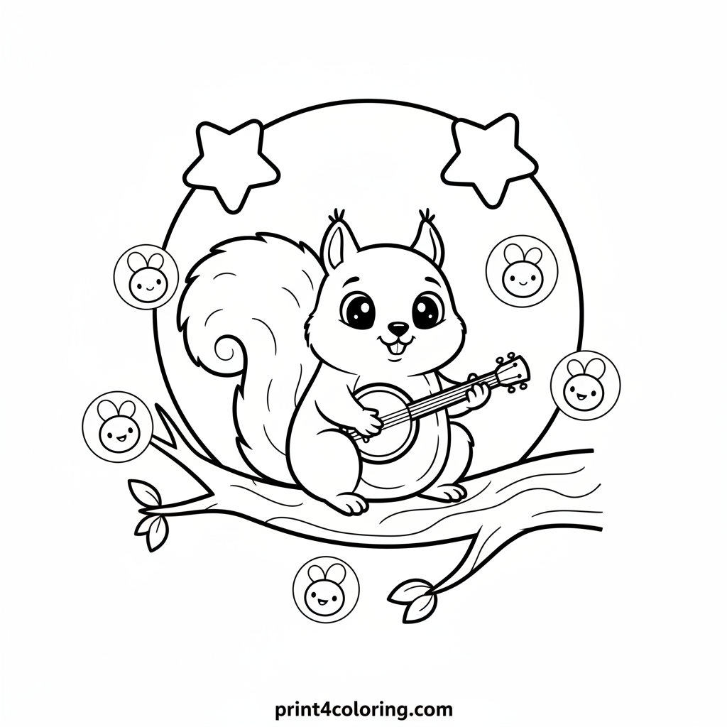Star-Strumming Squirrel's Serenade