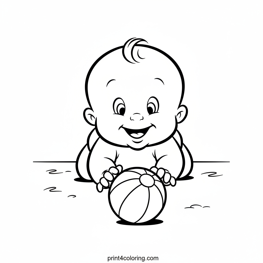 Swee'Pea's First Race: Chasing the Rainbow Ball