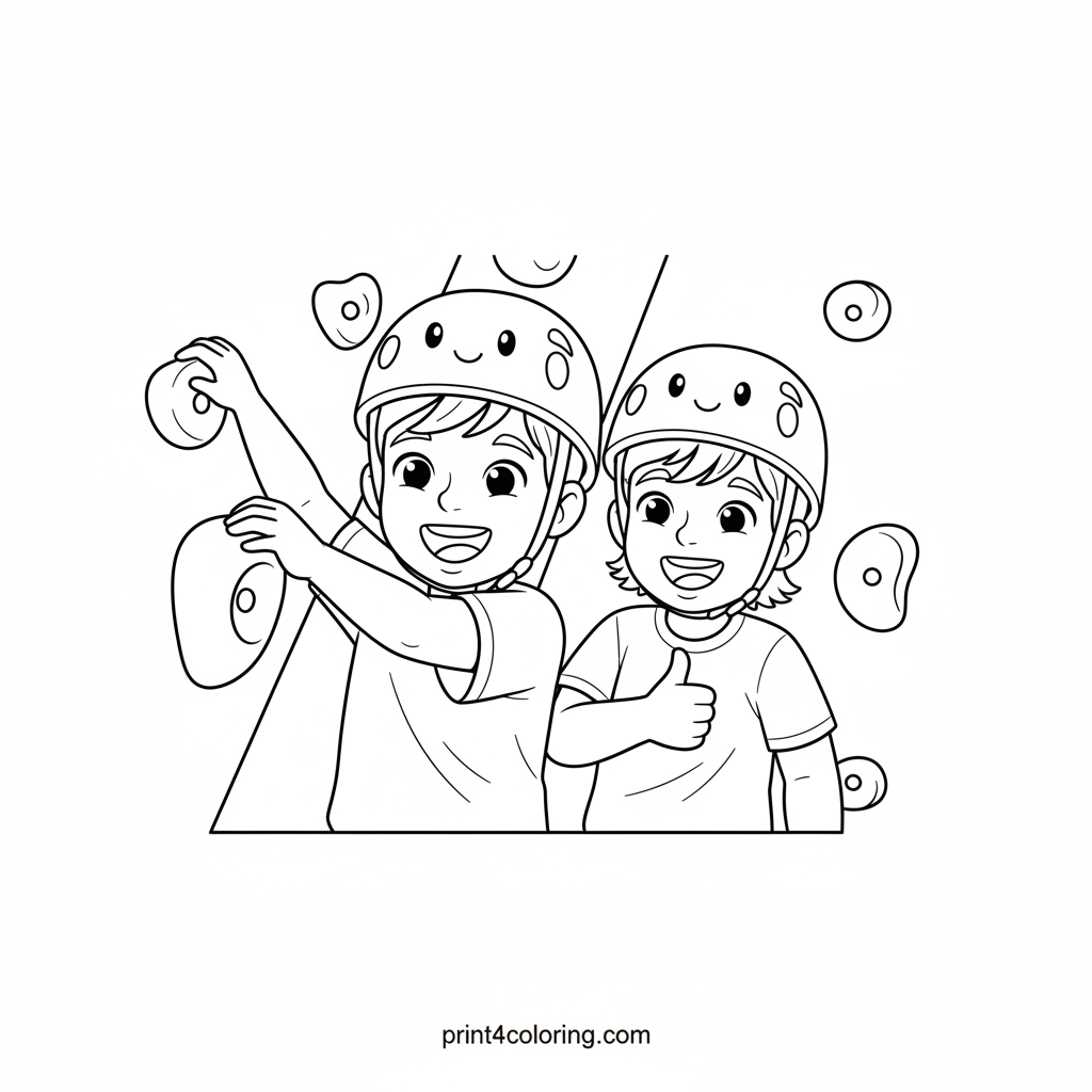 Teamwork on the Climbing Wall!