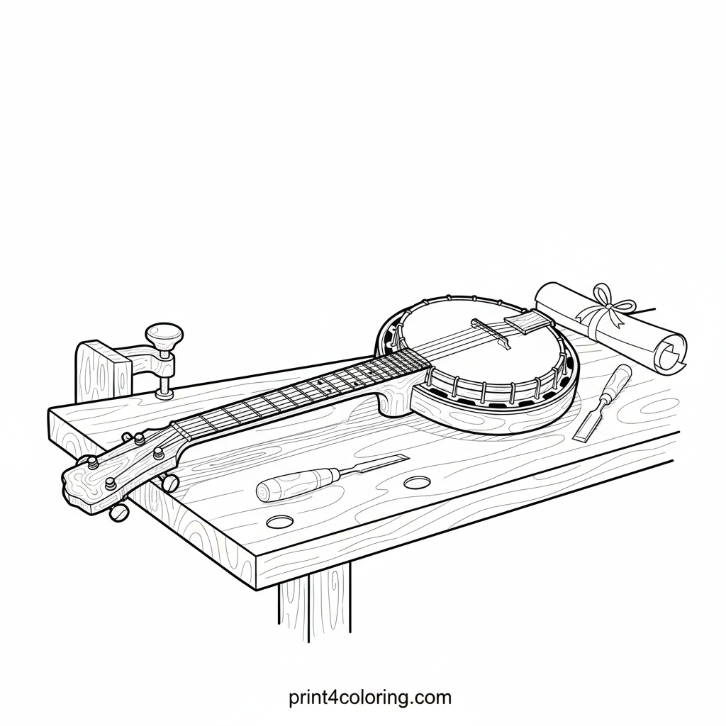 The Artisan's Cozy Banjo Creation