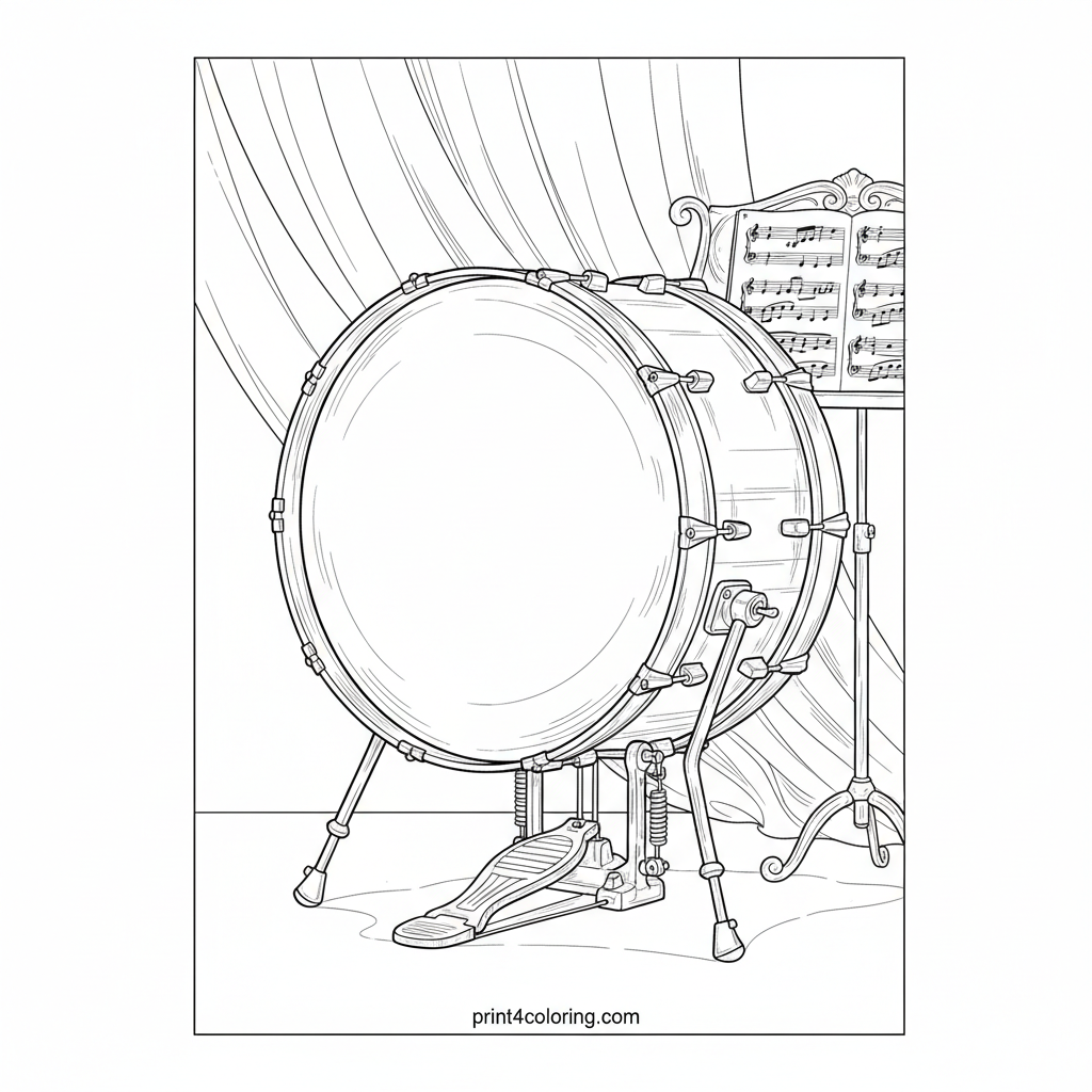 Symphony's Heartbeat: The Grand Bass Drum